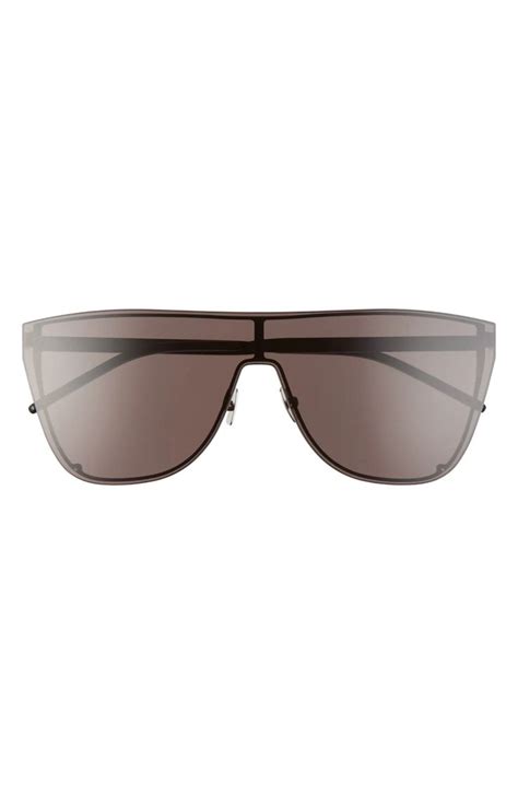 saint laurent 99mm shield sunglasses|Saint Laurent 99mm Shield Sunglasses .